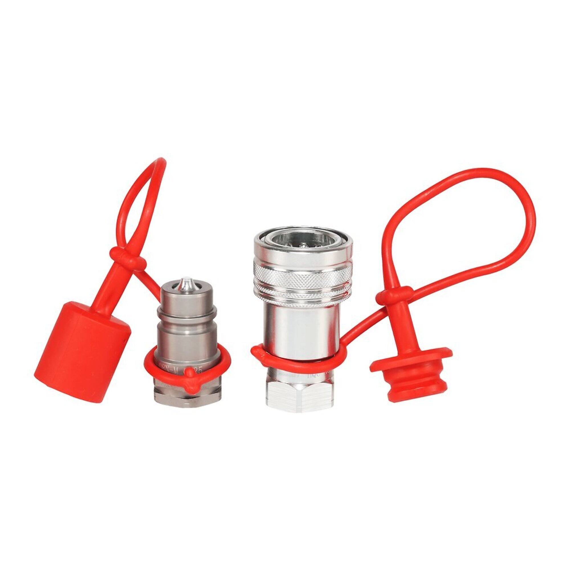 Magister 1/2? AG Hydraulic Quick Couplers Set - 1/2? NPT Port Poppet Valve
